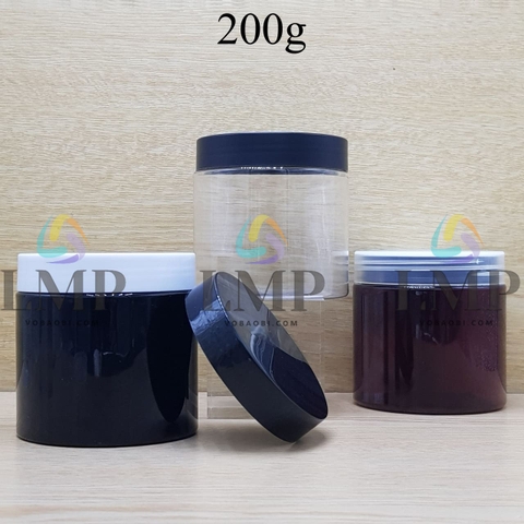 Hũ PET nắp nhựa 200g