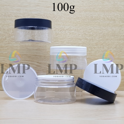 Hũ PET nắp nhựa 100g