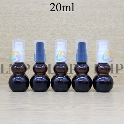 Chai hồ lô xịt giọt KO viền 20ml