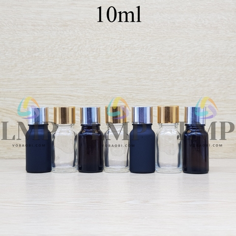 Chai tinh dầu nắp xi KO viền 10ml