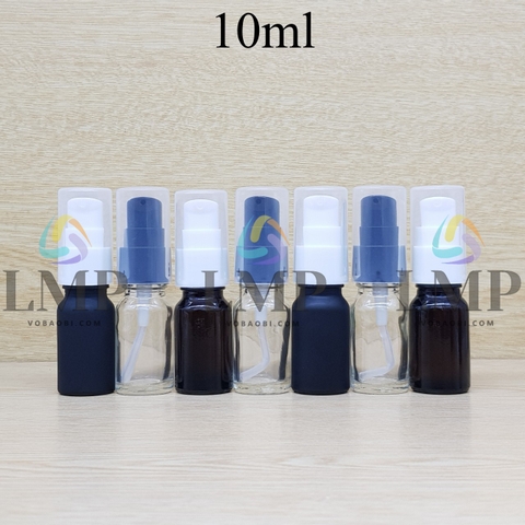 Chai tinh dầu đầu xịt giọt KO viền 10ml