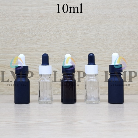 Chai tinh dầu nắp bóp khoen nhựa sọc 10ml