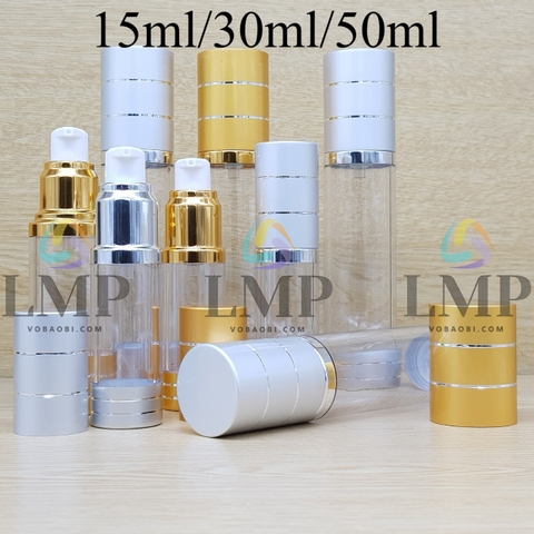 Chai hck thân trong nắp 2 viền