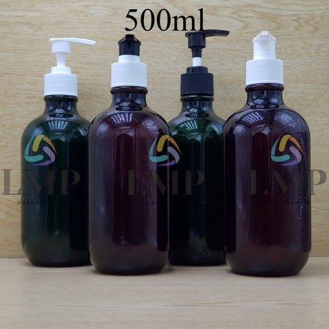 Chai PET 38g vòi van sọc 500ml