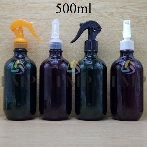 Chai PET 38g vòi xịt kiếng 500ml