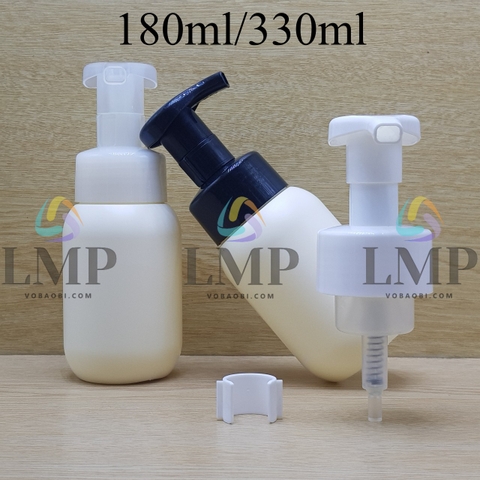 Chai HDPE tạo bọt nắp có khóa