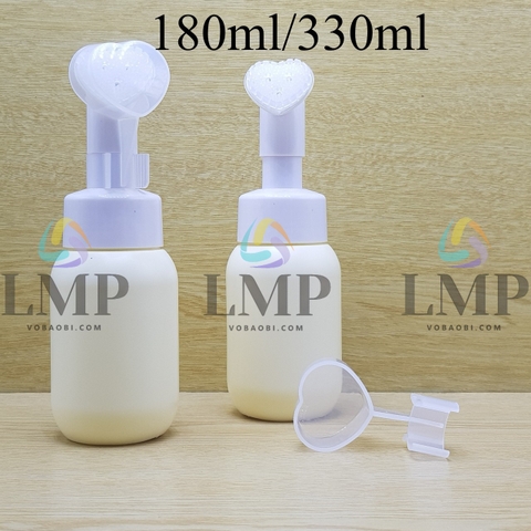 Chai HDPE tạo bọt đầu massage tim