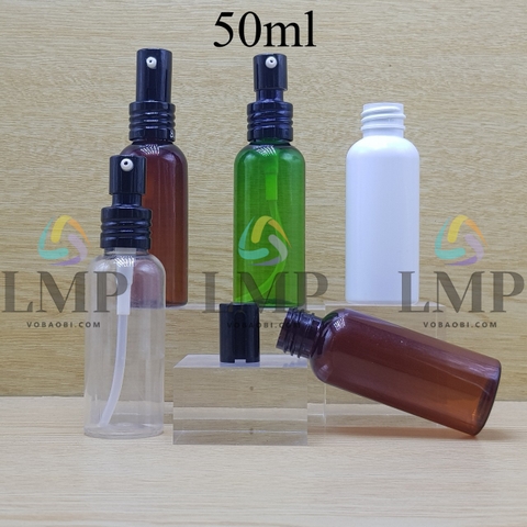 Chai vai tròn đầu nhôm giọt cao 50ml