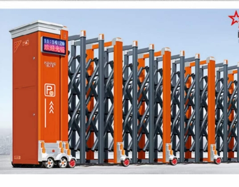 Cổng xếp hợp kim Nhôm mã 02