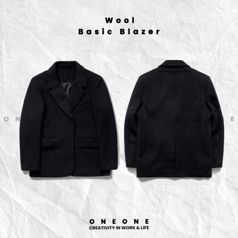 Basic Blazer Wool Jacket