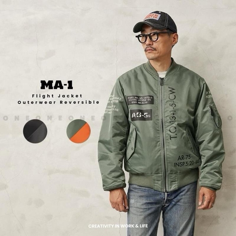 Flight Jacket Men's Outerwear Reversible 6152150