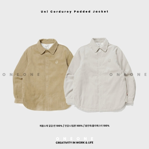 Uni Corduroy Padded Shirt OUW24412E2