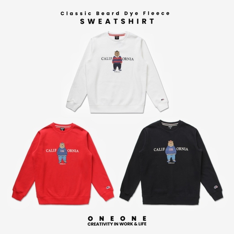 Classic Bear Dye Fleece Man-to-Man