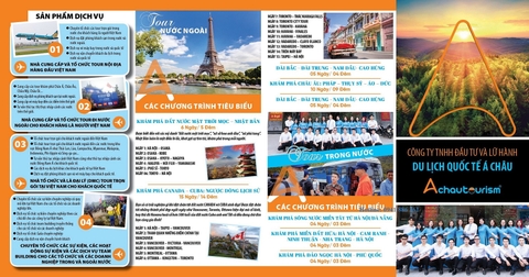 Nội dung Tờ rơi Brochure Quảng cáo Du lịch, Khách sạn, Nhà hàng hút khách