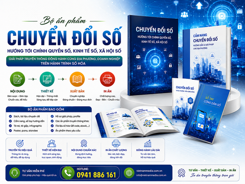 Bộ Ấn phẩm Tuyên truyền Chuyển đổi số