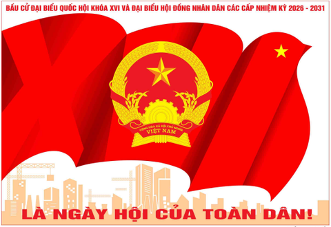 Mẫu thiết kế Tờ rơi, Tờ gấp, Poster Tuyên truyền Bầu cử 2026