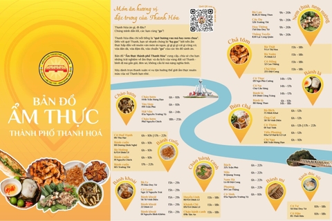 Thiết kế Bản đồ Ẩm thực Food Tour, Check in đẹp tại Hà Nội