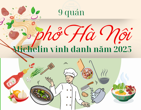 9 Quán phở Hà Nội được Michelin vinh danh năm 2025