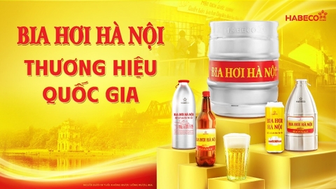 Bia hơi Hà Nội - Tự hào Thương hiệu Quốc gia Việt Nam