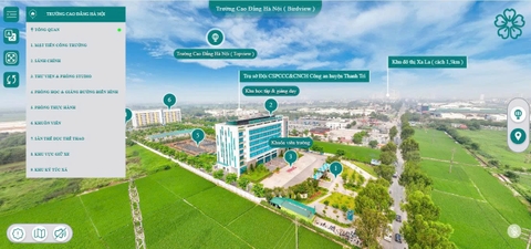 VR360 Trường Cao đẳng Hà Nội - Trải nghiệm không gian học tập trên nền tảng số