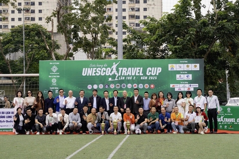 CLB Lữ hành UNESCO Hà Nội khai mạc Giải Bóng đá UNESCO TRAVEL CUP 2025