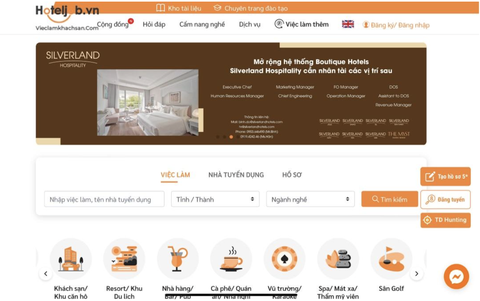 Top 10 Web tuyển dụng ngành Du lịch, Khách sạn, Nhà hàng bạn nên biết