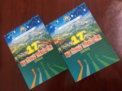 Mẫu Thiết kế Tập gấp 17 Mục tiêu Phát triển Bền vững của Việt Nam