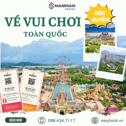 Công ty NAMSAN TRAVEL - Vé vui chơi toàn quốc giá rẻ