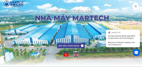 Dự án VR360 Nhà máy Martech Boiler - Giải pháp tham quan thực tế ảo nhà máy hiện đại