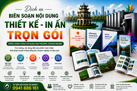 Dịch vụ Thiết kế In ấn trọn gói tại Hà Nội & Toàn quốc