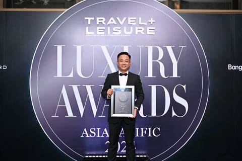 Ana Mandara Cam Ranh lần thứ hai liên tiếp được xướng tên tại Travel + Leisure Luxury Awards