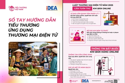 Ra mắt Sổ tay hướng dẫn tiểu thương ứng dụng thương mại điện tử