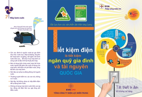 Top 10 Mẫu thiết kế Tờ rơi Tuyên truyền Tiết kiệm Điện, Năng lượng