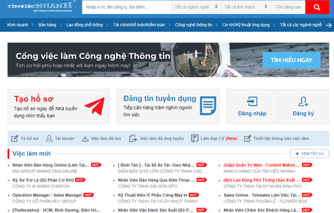 Top 10 Website tìm việc làm hiệu quả, uy tín nhất hiện nay