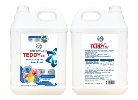 Nước giặt xả Teddylux 6in1 loại 10 lít