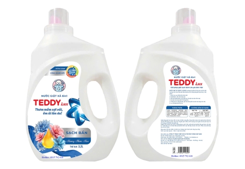 Nước giặt xả Teddylux 6in1 loại 3,2 lít