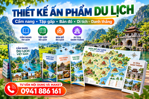Thiết kế In Brochure, Tờ rơi Du lịch đẹp tại Hà Nội