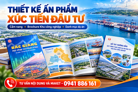 Thiết kế Cẩm nang Xúc tiến Tài liệu Đầu tư, Brochure Khu Công nghiệp