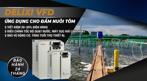 DỰ ÁN CUNG CẤP & LẮP ĐẶT BIẾN TẦN CHO HỆ THỐNG ĐẦM TÔM TẠI THANH HÓA