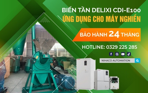 Biến tần cho máy nghiền tại Thanh Hóa