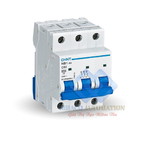 CẦU DAO TỰ ĐỘNG MCB CHINT EB 4.5KA 3P 6-10-16-20-25-32-40-50-63A