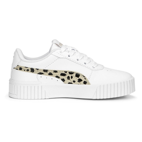 Giày Puma chính hãng Carina 2.0 Leopard White - Da báo Trắng