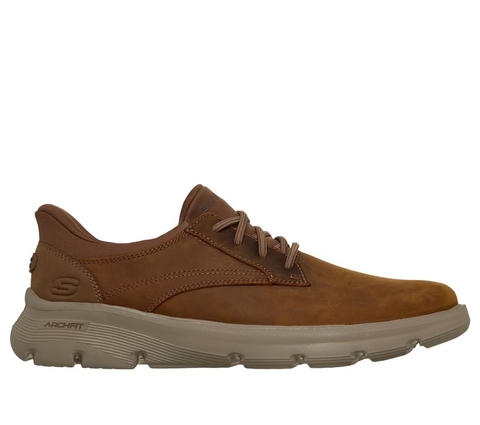Giày Skechers chính hãng Slip-Ins Arch Fit Garza Langston Relaxed Fit Brown - Nâu