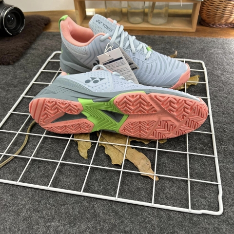 Giày Tennis Yonex chính hãng Power Cushion Sonicage 3 Clay Xám - Grey - size 35 35.5 36 36.5 37 37.5 38 39 39.5 40 40.5