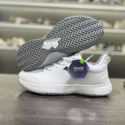 Giày Thể thao Pickleball Tennis Prince white chính hãng - thương hiệu Châu Mỹ - Trắng