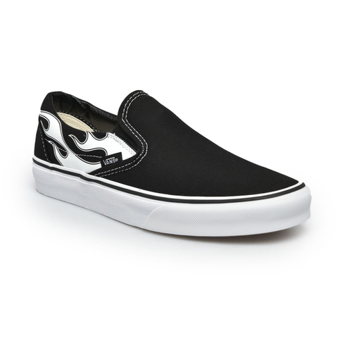 Giày Vans chính hãng Slip on Black Flame