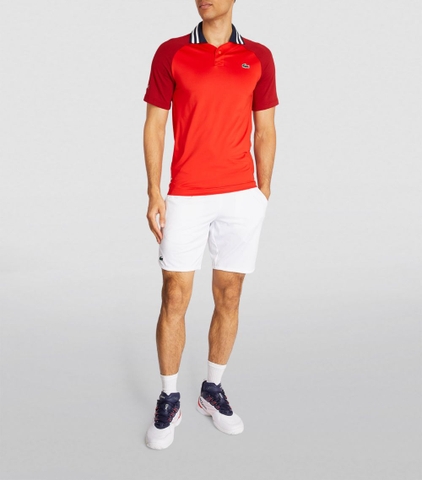 Giày sân thảm Tennis Pickleball Lacoste chính hãng AG-LT23 Ultra Clay Court Trắng xanh - White Navy Shoes - size 42