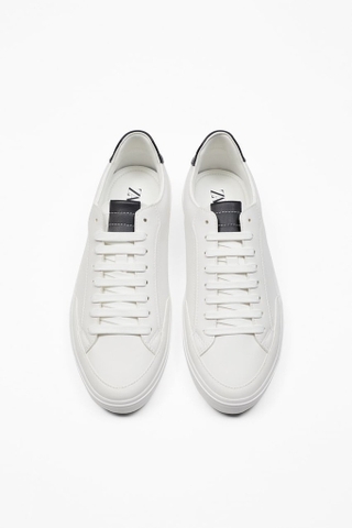 Giày sneaker Zara chính hãng Trắng phối đen