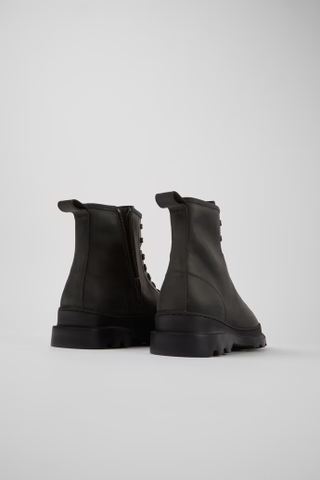 Giày Boots Camper chính hãng Brutus Dark gray nubuck - Đen xám size 38