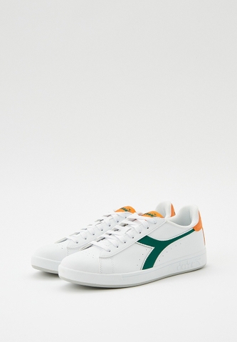 Giày thể thao sneaker hàng hiệu ý Diadora - TORNEO UNISEX white green line orange - trắng xanh cam